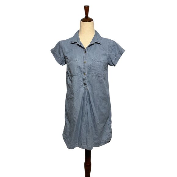 Old Navy Chambray Shirt Dress Size Small - Picture 2 of 11